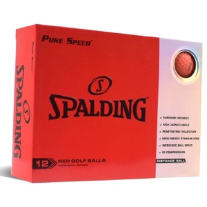 Spalding Pure Speed Golf Balls $7.77 or 3 for $17.77 cover image