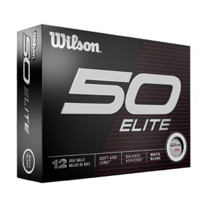 Wilson Staff 50 Elite Golf Balls golf balls on sale for $10.00 cover image